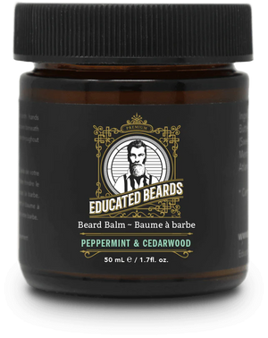 Educated Beards - Peppermint & Cedarwood Beard Balm - all things being eco - chilliwack - organic beard balm