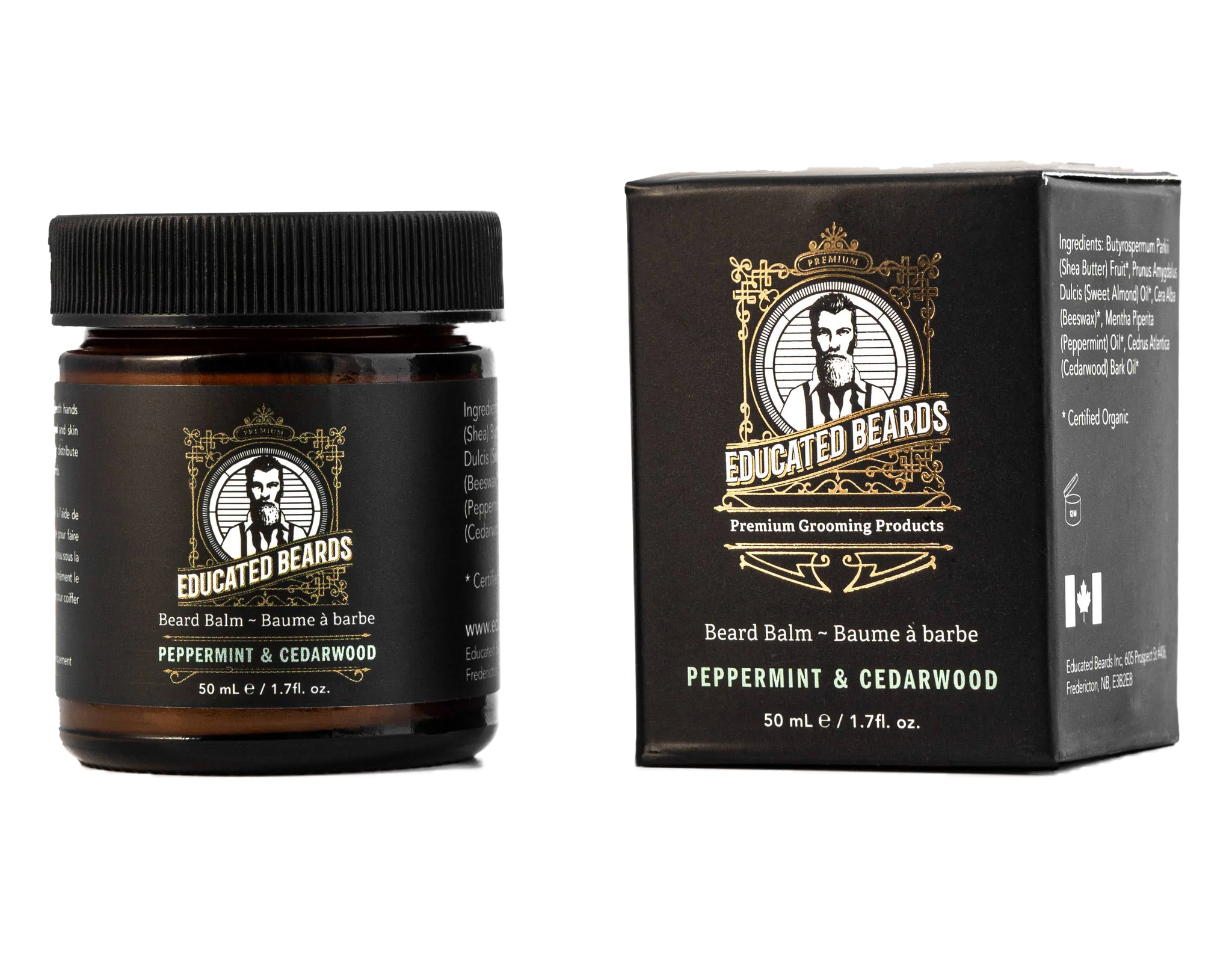 Educated Beards - Peppermint & Cedarwood Beard Balm - all things being eco 