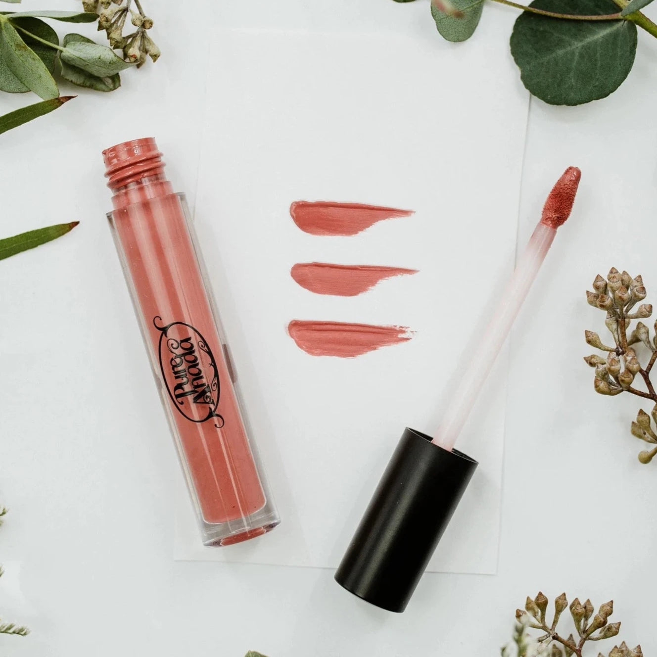 Pure Anada - Exquisite Natural Matte Lip Gloss Kiwi - all things being eco chilliwack canada