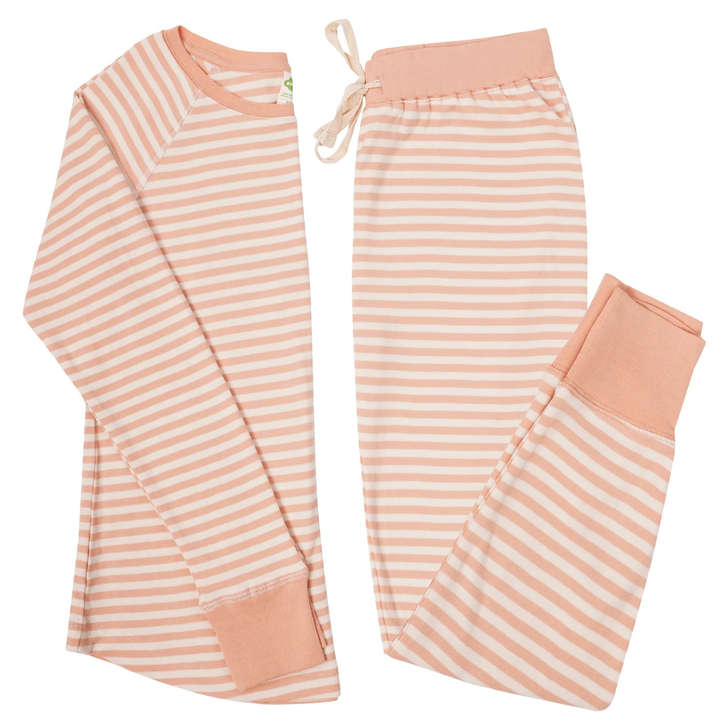 Parade Organics -  Organic Cotton Women's Striped Pajama Set