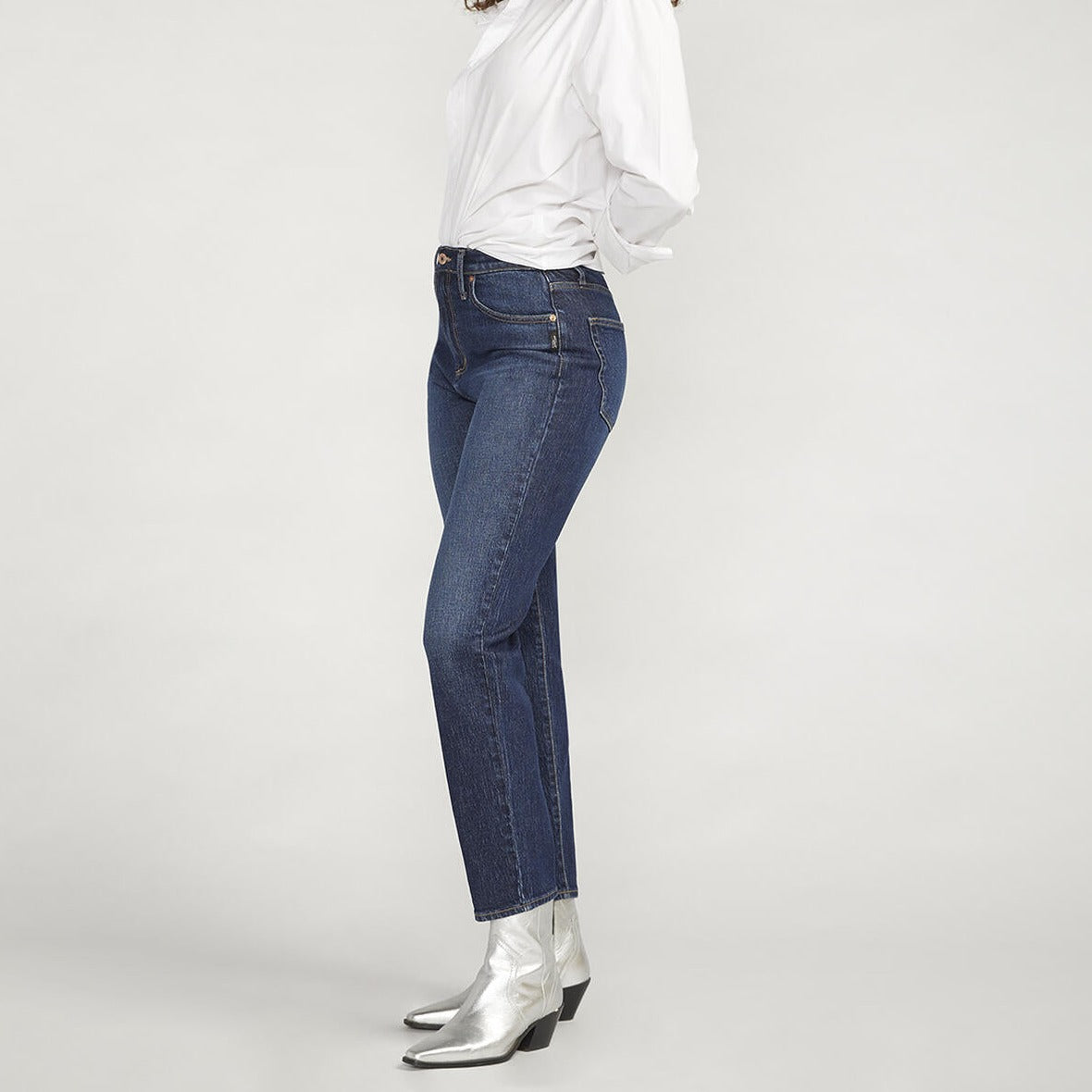 Silver Jeans - Highly Desirable High Rise Slim Straight 30"