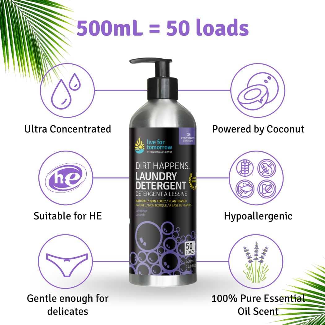 LFT - Liquid Laundry Detergent, 8X Concentrated, Lavender