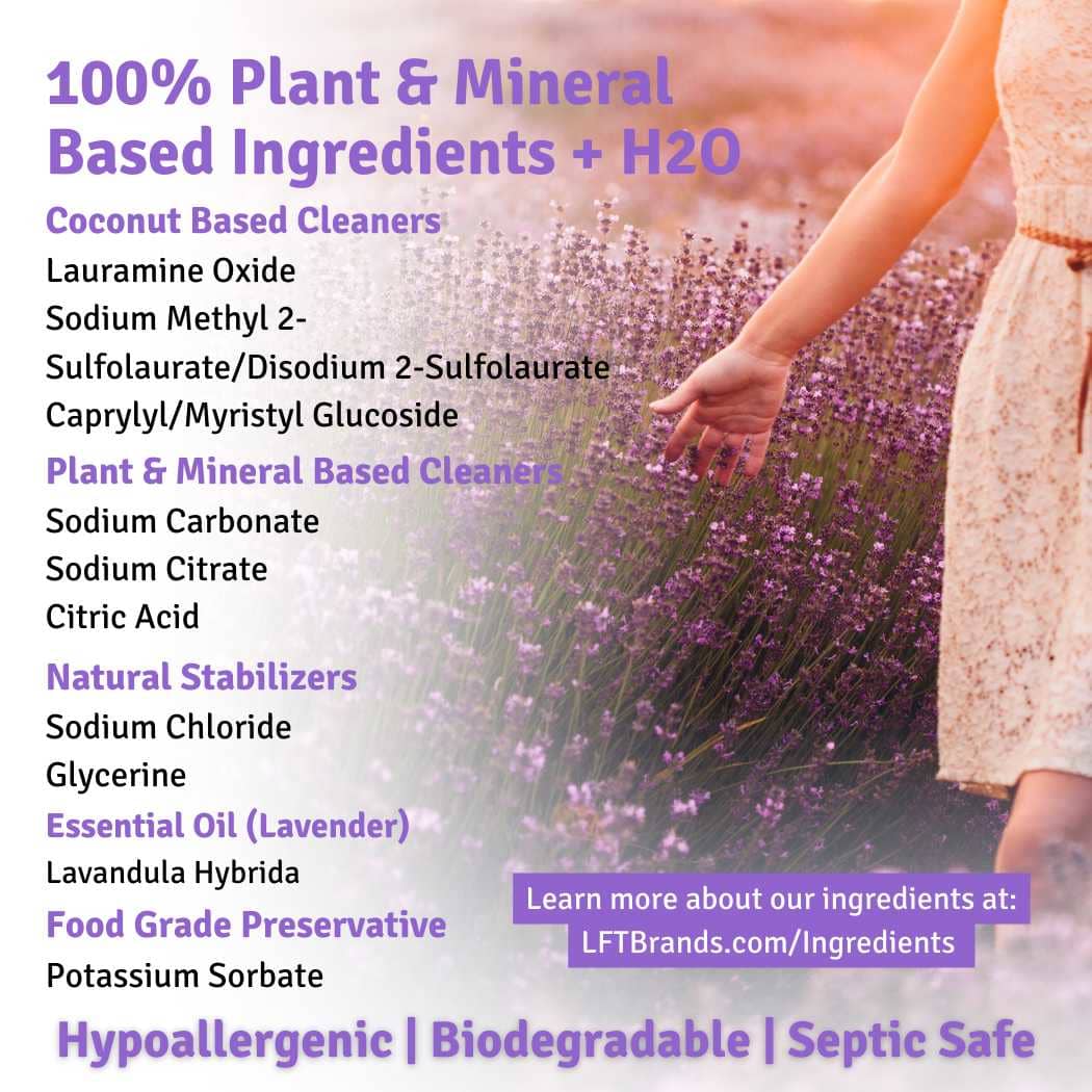 LFT - Liquid Laundry Detergent, 8X Concentrated, Lavender