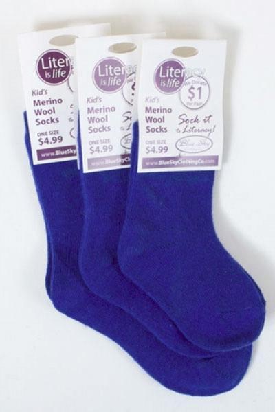 Blue Sky - Kid's Merino Wool Socks