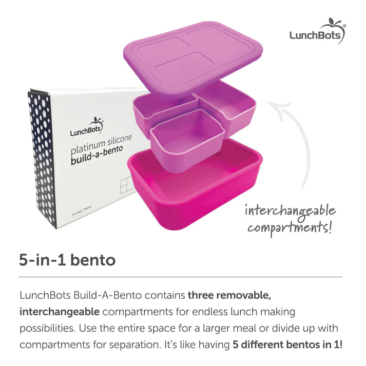 LunchBots - Silicone Build a Bento - Large