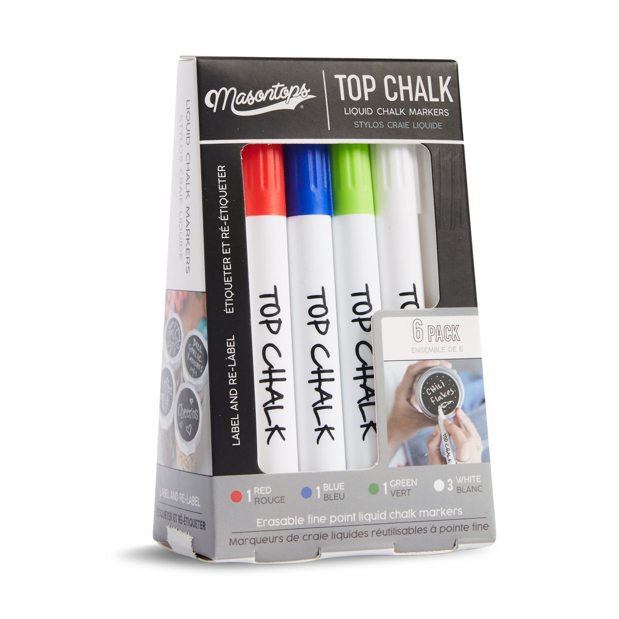 Masontops - Top Chalk Liquid Chalk Markers - all things being eco chilliwack