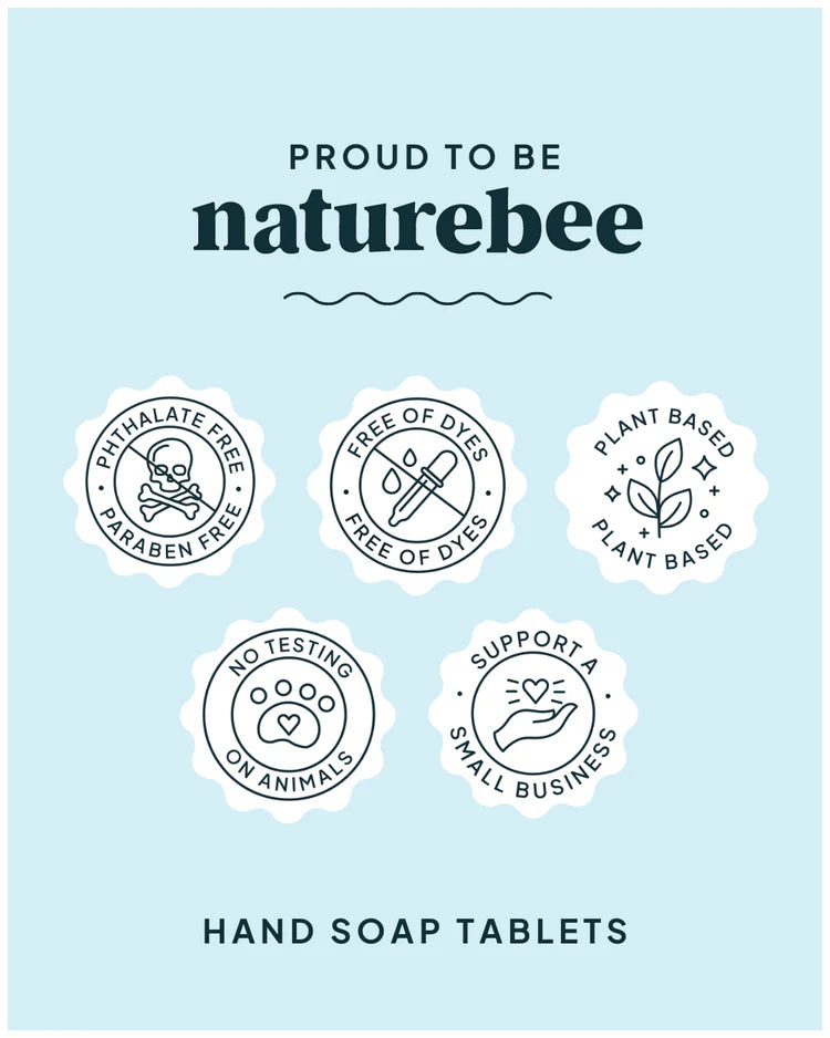 Nature Bee Clean - Foaming Hand Soap Kits (squared-top glass bottle)