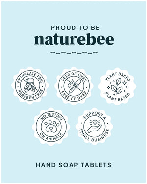 Nature Bee Clean - Foaming Hand Soap Kits (squared-top glass bottle)