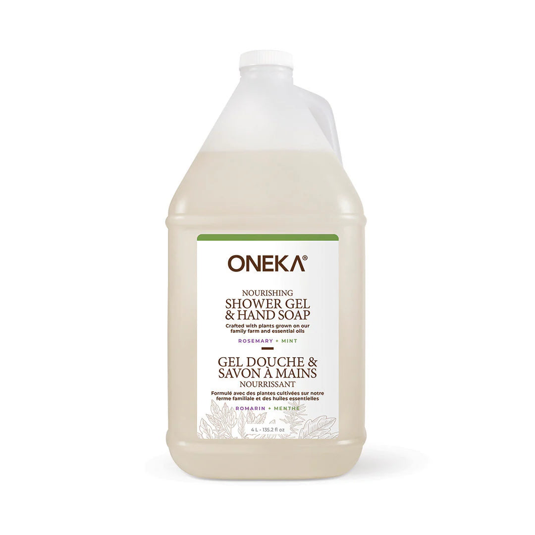 Oneka - Rosemary & Mint Nourishing Shower Gel & Hand Soap