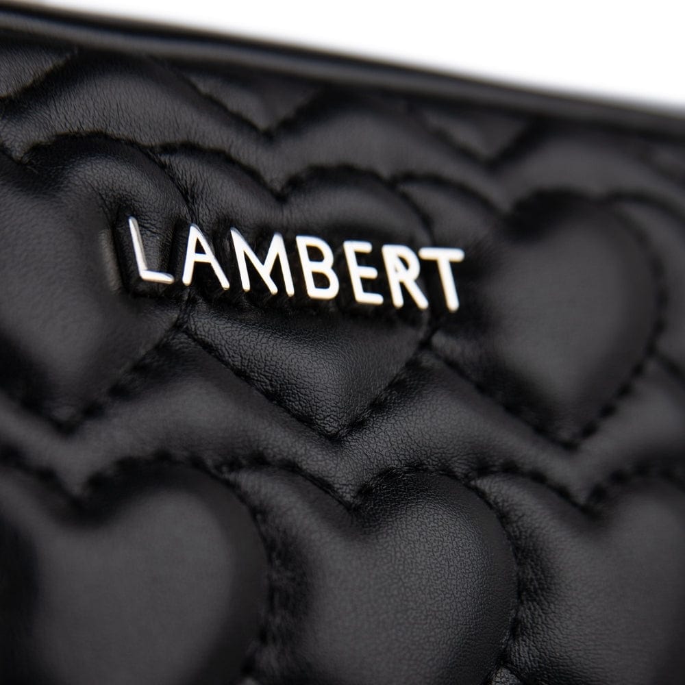 Lambert - The Rosie Quilted Toiletry Bag - all things being co chilliwack - vegan travel accessories, purses and wallets - women's clothing store  - black label detail