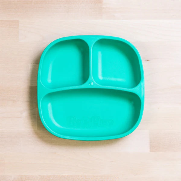 Re-Play - Divided Plate - all things being eco chilliwack canada - kids clothing and accessories store - aqua