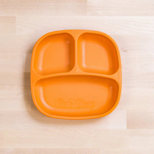 Re-Play - Divided Plate - all things being eco chilliwack canada - kids clothing and accessories store - orange