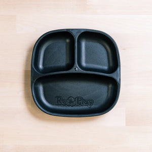 Re-Play - Divided Plate - all things being eco chilliwack canada - kids clothing and accessories store - black