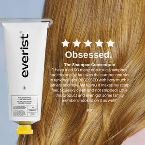 Everist - The Shampoo Concentrate - all things being eco chilliwack canada - organic and natural skincare and haircare products - plant based ingredients - glowing reviews