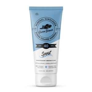 The Green Beaver Company - Mineral Sunscreen - SPF 40 Sport