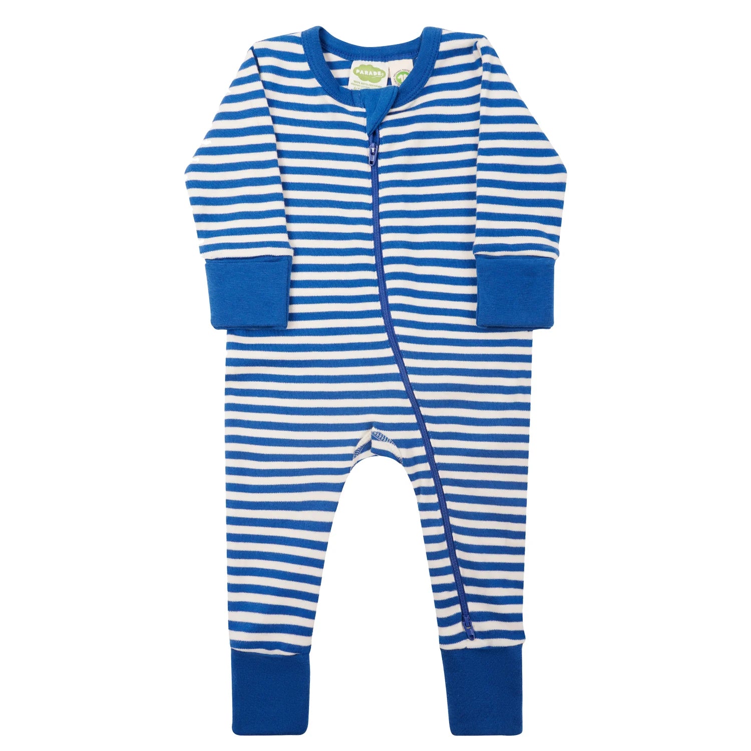 Parade Organics -  Organic Cotton Long Sleeve 2-Way Zipper Romper