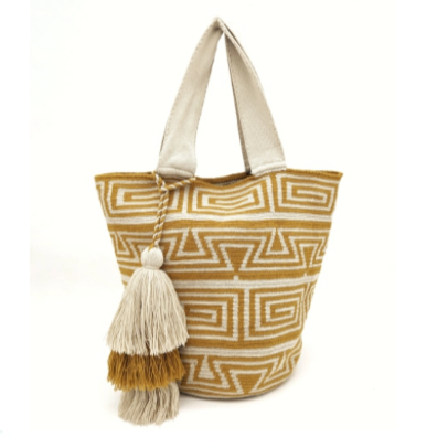 Woven Wildly - Wayuu Tote Oro Mochila