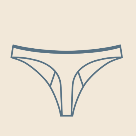 Revol Cares period underwear is now available in a thong design