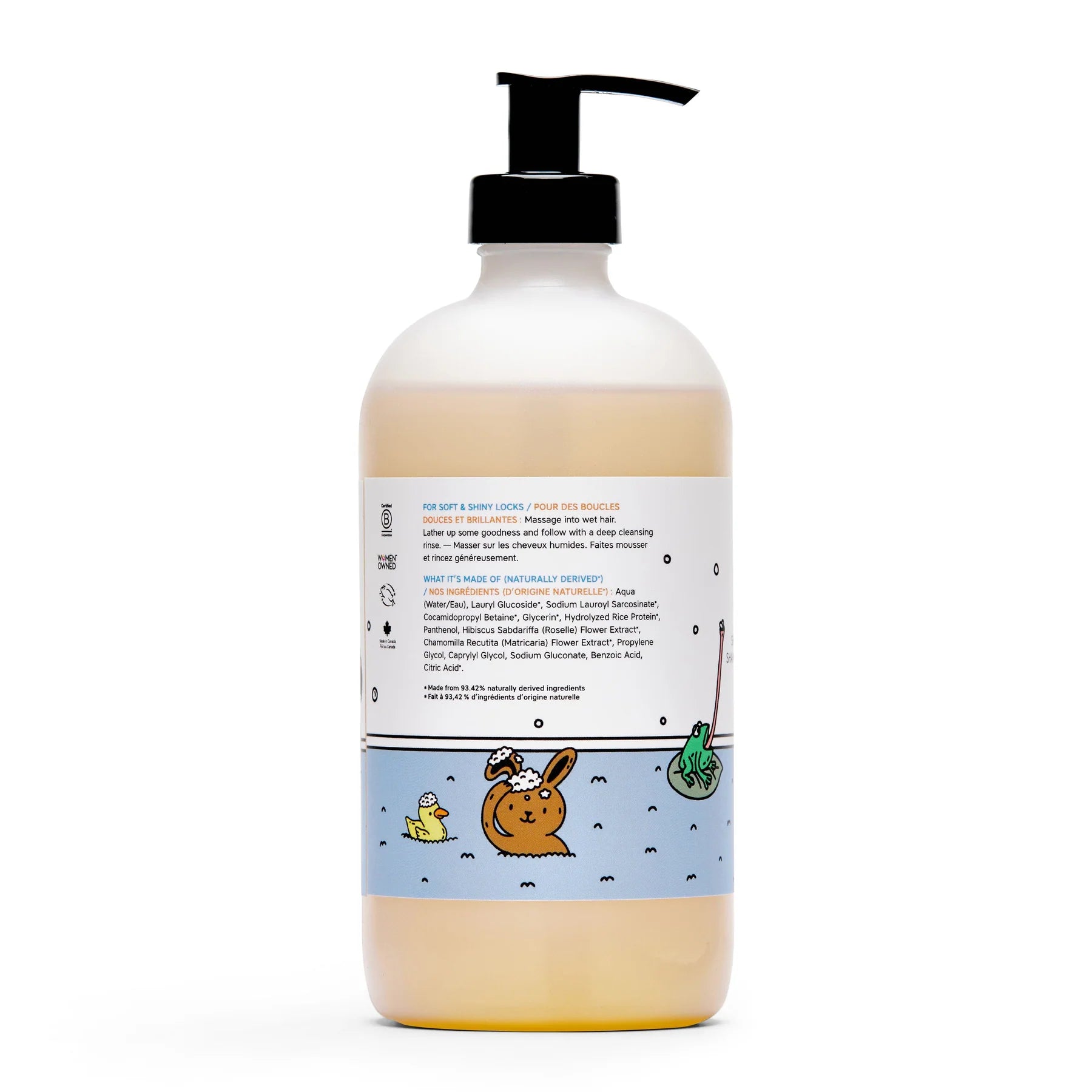 The Unscented Company - Kids Shiny Shampoo & Wash - all things being eco - hypoallergenic 