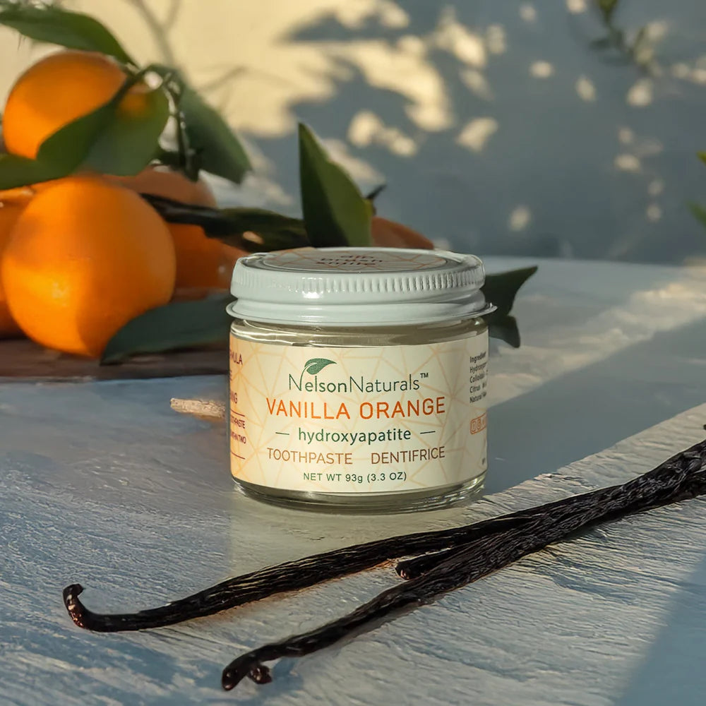 Nelson Naturals - Vanilla Orange w/hydroxyapatite Toothpaste 93g
