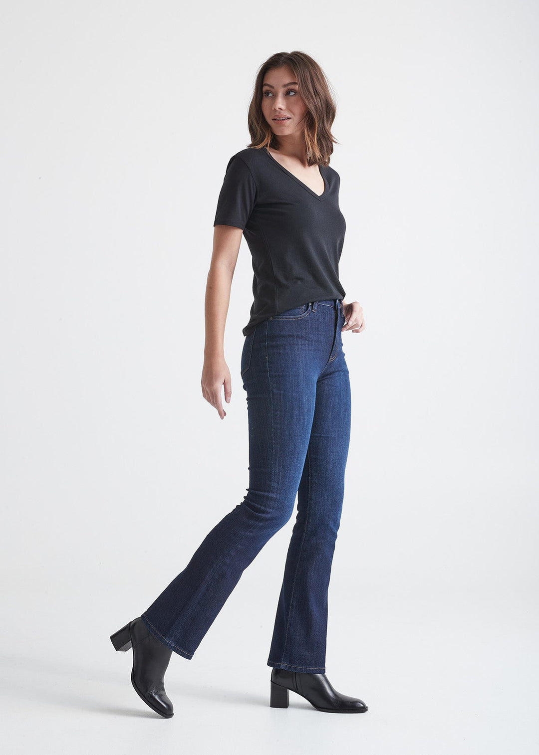 DU/ER - Performance Denim High Rise Bootcut - all thing being eco chilliwack - women's clothing store