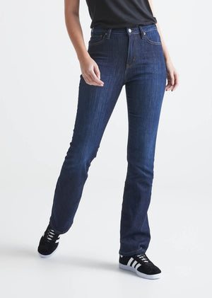 DU/ER - Performance Denim High Rise Bootcut - all thing being eco chilliwack - women's clothing store - sustainable and ethical fashion