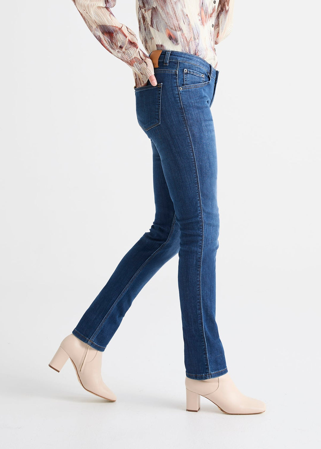DU/ER - Performance Denim Slim Straight 30" - all things being eco chilliwack - women's clothing - sustainable fashion