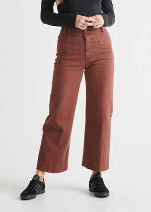 DU/ER - LuxTwill High Rise Trouser - all things being eco Chilliwack canada - women's clothing and accessories store