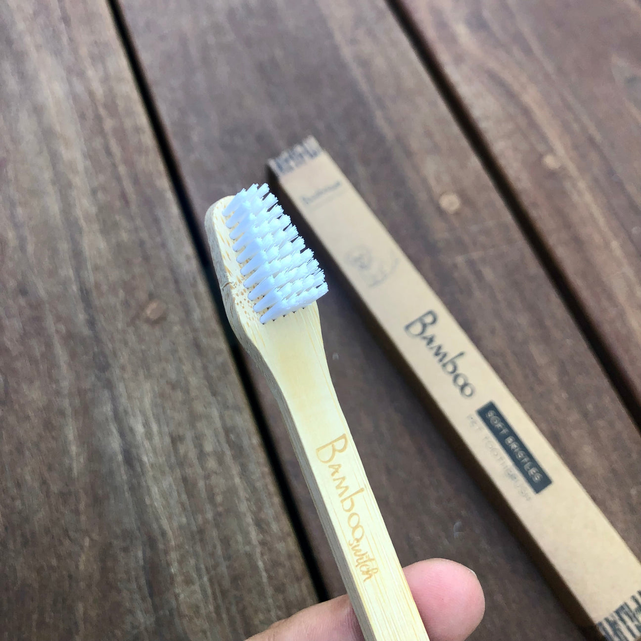 Bamboo Switch - Double Sided Bamboo Dog Toothbrush