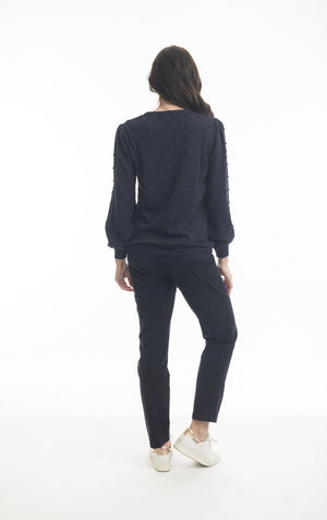 Orientique - Organic Cotton Bobble Knit Sweater