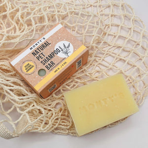 Monty's Bags - Natural Pet Shampoo Bar For Dogs & Cats