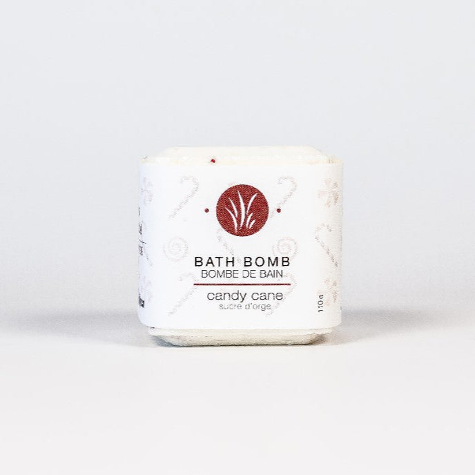 All Things Jill - Candy Cane Bath Bomb Cube