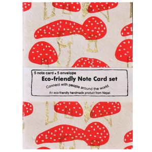 Giftsland - Eco-Friendly Fair Trade Notecard Sets - all things being eco chilliwack  - mushrooms