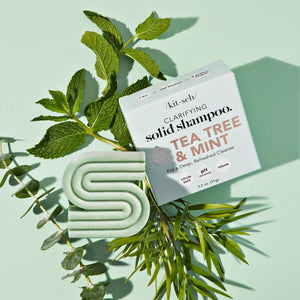 Kitsch - Clarifying Tea Tree & Mint Solid Shampoo Bar - ph balanced shampoo bars
