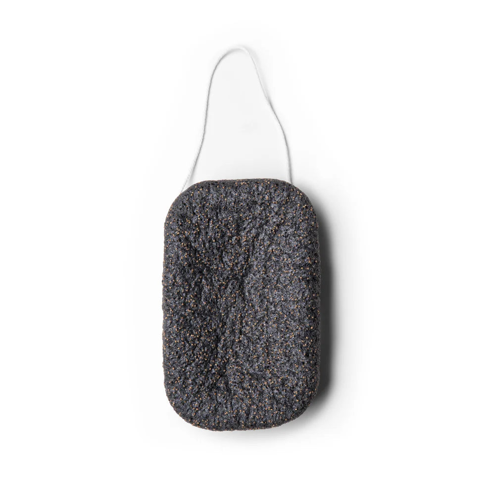 Everist - Compostable Exfoliating Charcoal + Pumice Infused Konjac Body Sponge