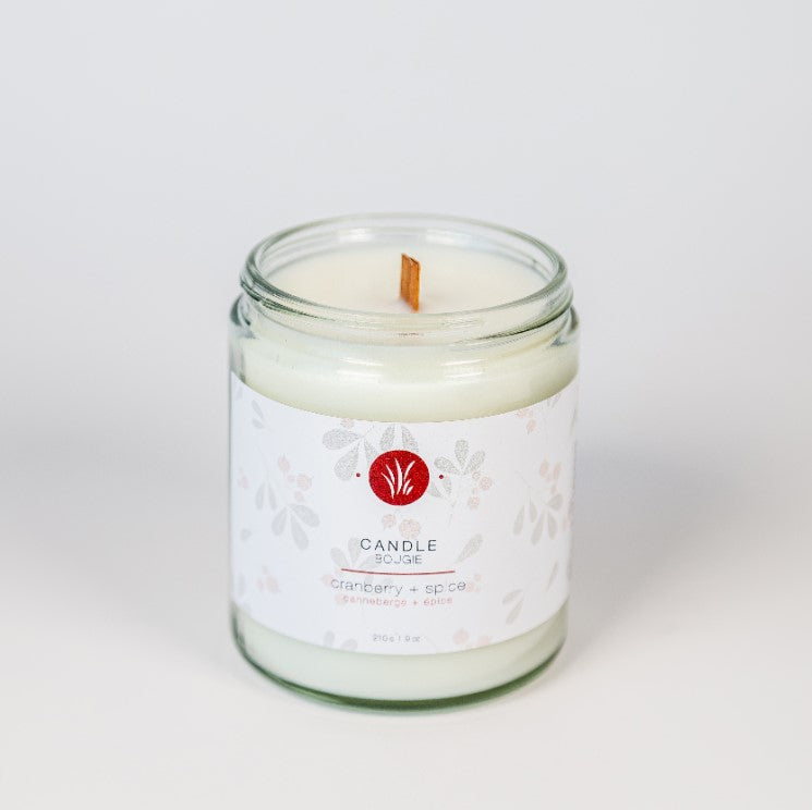 All Things Jill - Cranberry + Spice Soy Candles