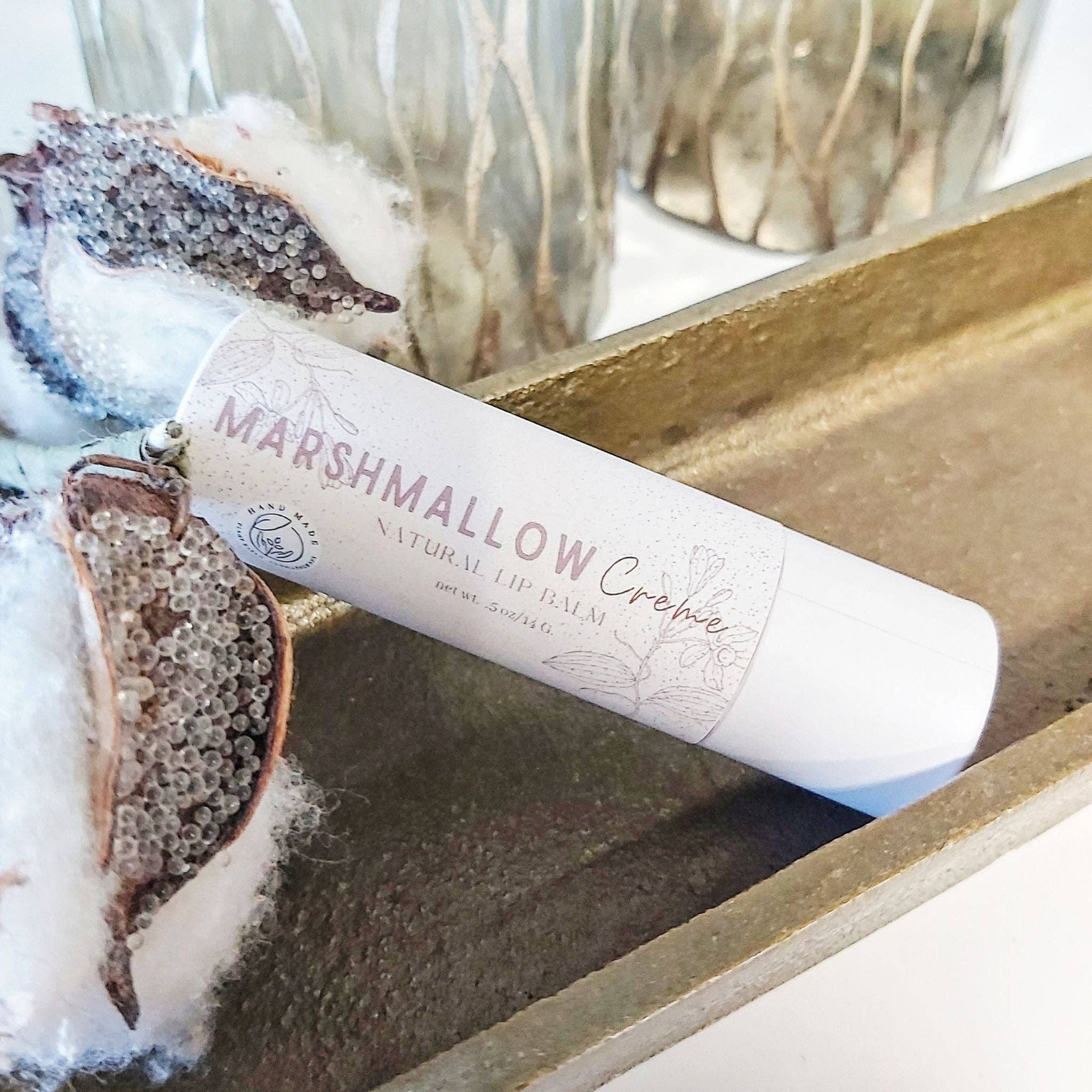 Natura Soy - Vegan Marshmallow Creme Lip Balm