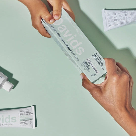 Davids - Premium Kids + Adults Nano W/Hydroxyapatite Natural Mild Mint Toothpaste