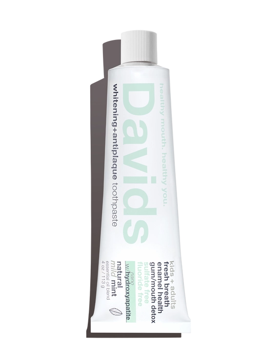 Davids - Premium Kids + Adults Nano W/Hydroxyapatite Natural Mild Mint Toothpaste