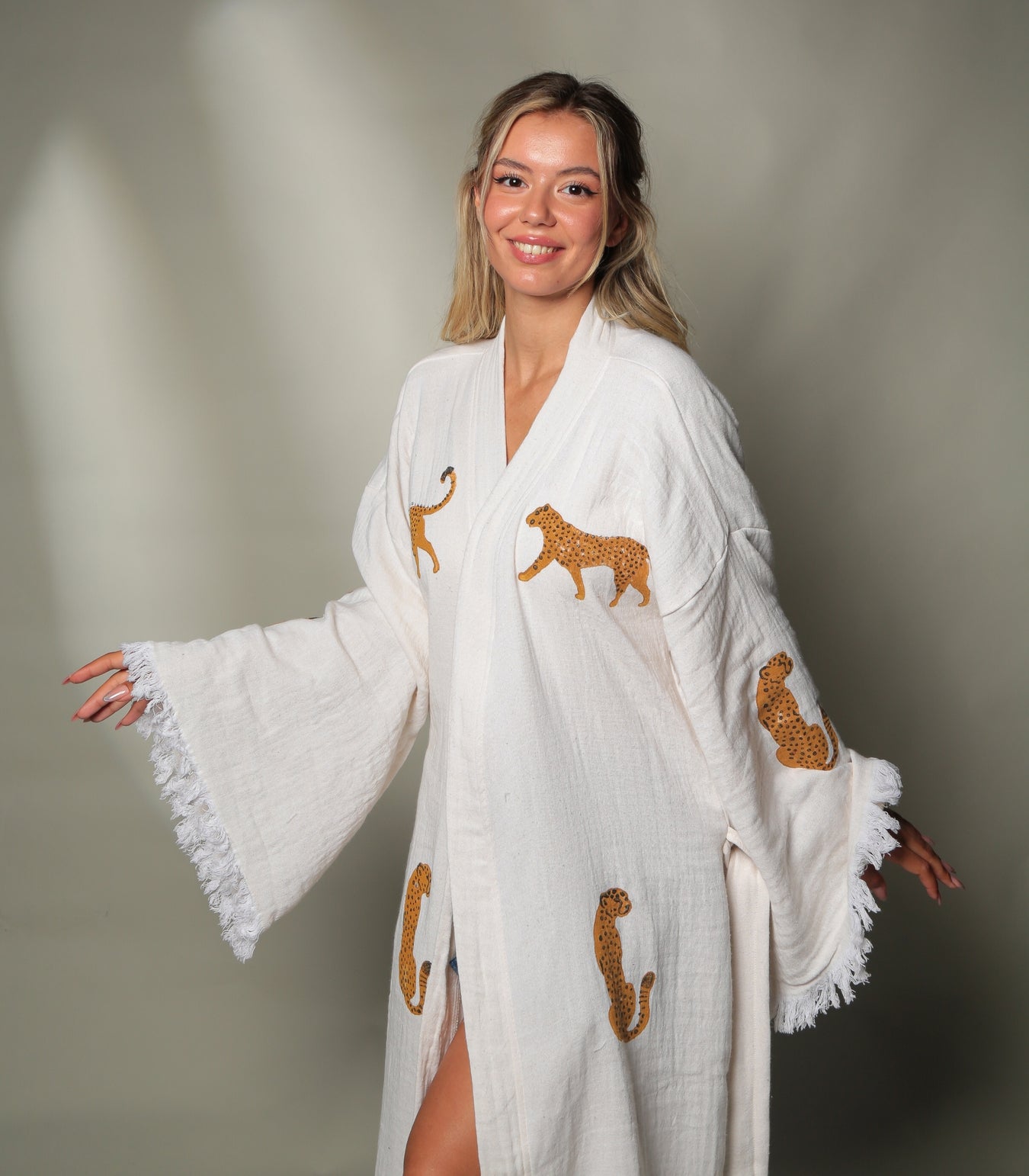 MOA - Tigers Organic Cotton Kaftan Kimono
