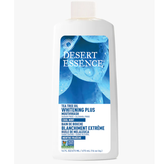 Desert Essence - Tea Tree Oil Whitening Plus Mouth Wash Cool Mint