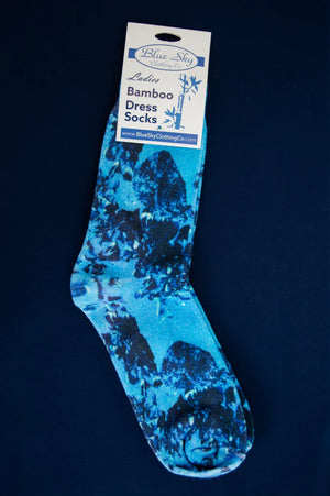 Blue Sky - Ladies Printed Bamboo Dress Socks