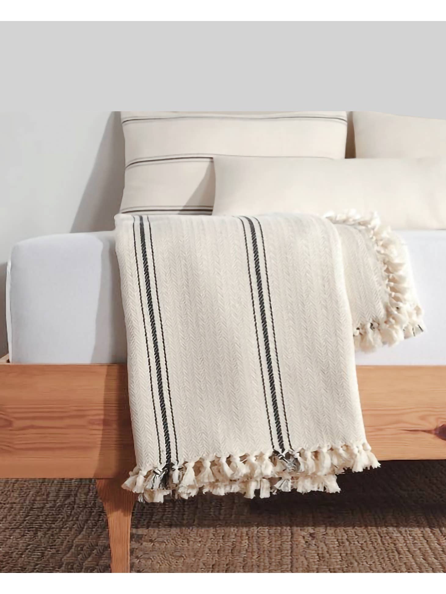MOA - Minimalist 100% Organic Turkish Cotton Throw Blanket