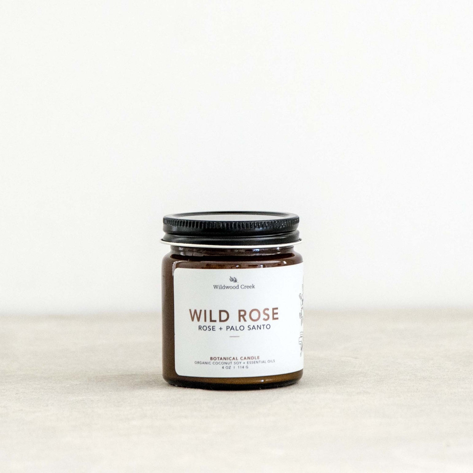Wildwood Creek - Wild Rose Coconut Soy Wax Mini Candle