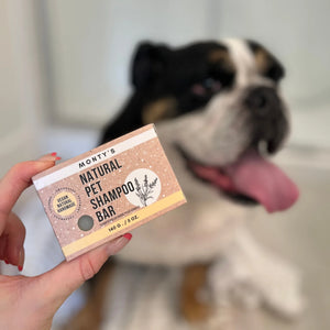 Monty's Bags - Natural Pet Shampoo Bar For Dogs & Cats