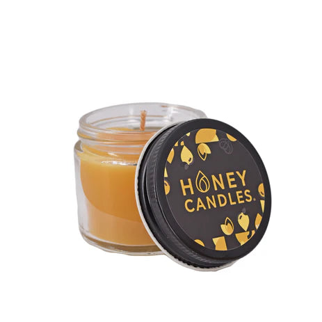 Honey Candle- Jar Candle - All things Being Eco- Chilliwack BC- 