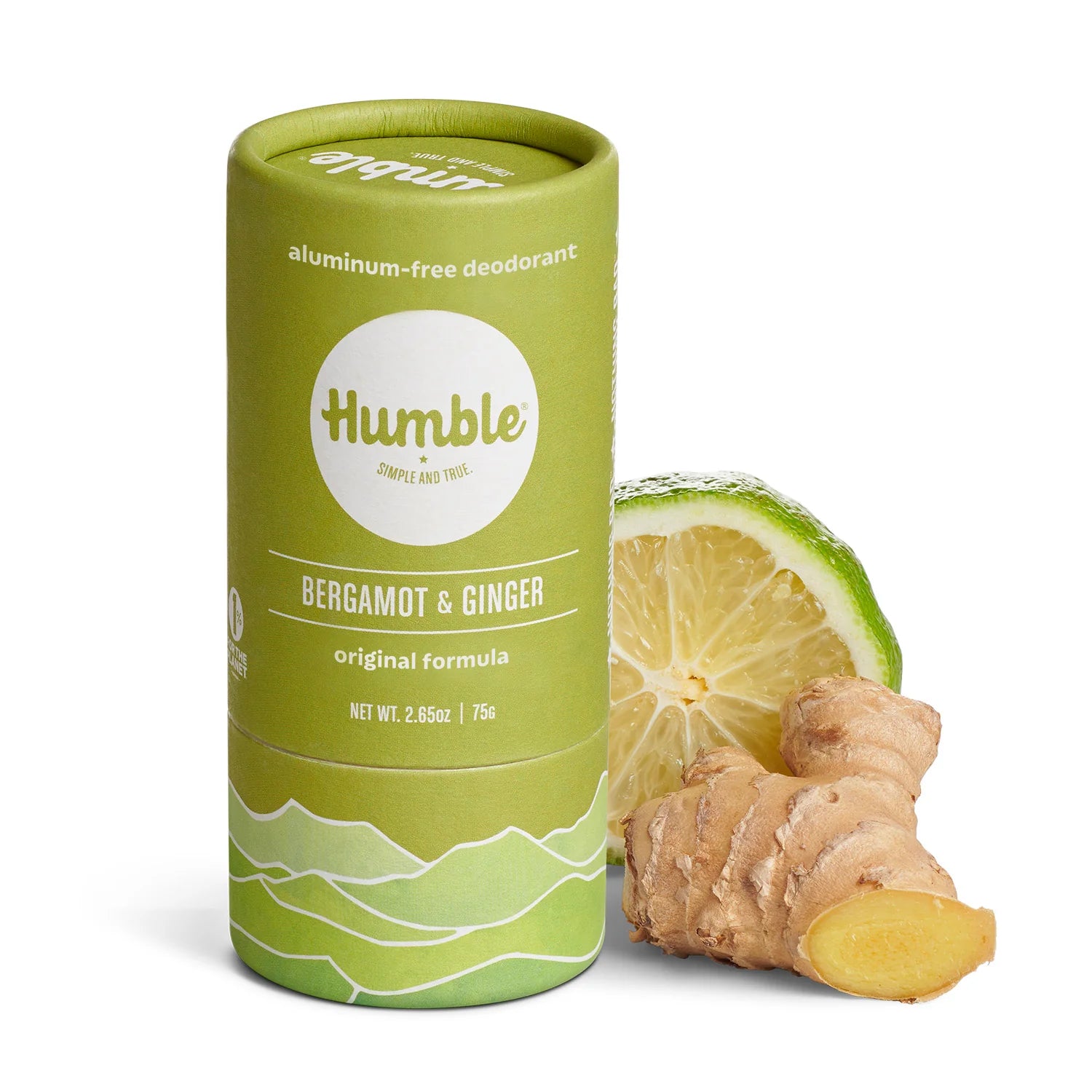 Humble - Bergamot + Ginger Original Formula Deodorant-all things being eco Chilliwack canada