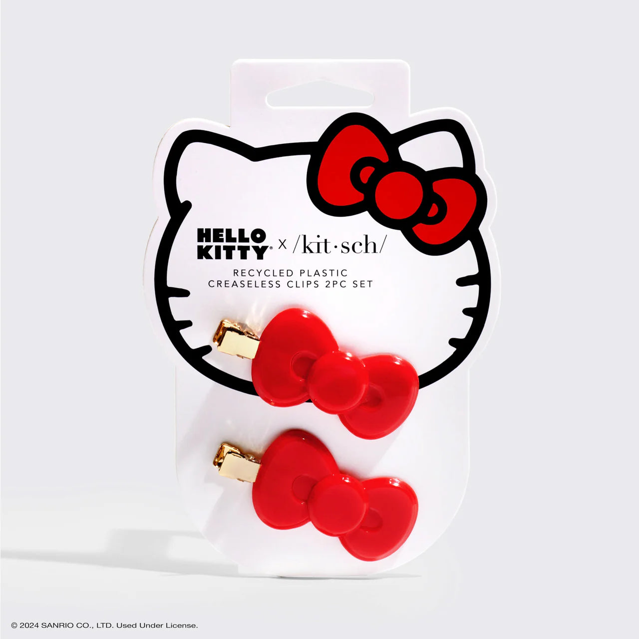 Kitsch - Hello Kitty Recycled Plastic Hair Clips