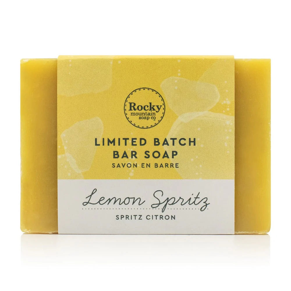 Rocky Mountain Soap Company - Lemon Spritz Community Limited Batch Bar Soap = all things being eco chilliwack