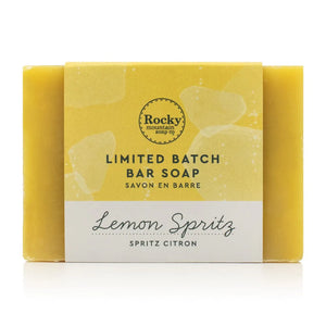 Rocky Mountain Soap Company - Lemon Spritz Community Limited Batch Bar Soap = all things being eco chilliwack